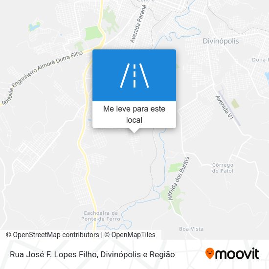 Rua José F. Lopes Filho mapa