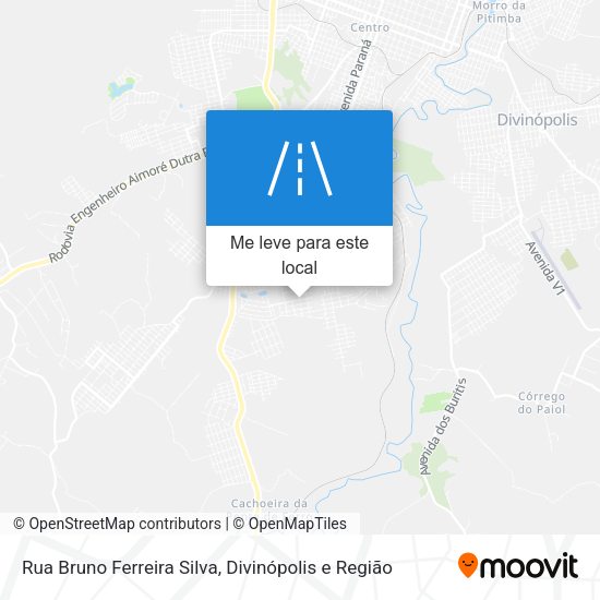 Rua Bruno Ferreira Silva mapa