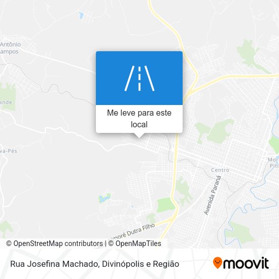 Rua Josefina Machado mapa