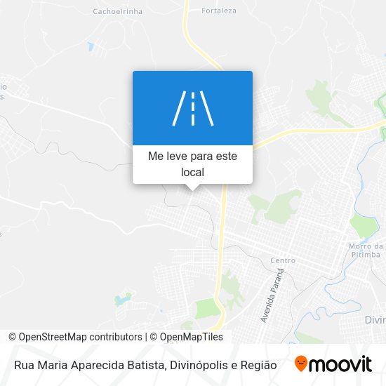 Rua Maria Aparecida Batista mapa