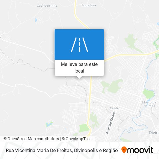 Rua Vicentina Maria De Freitas mapa