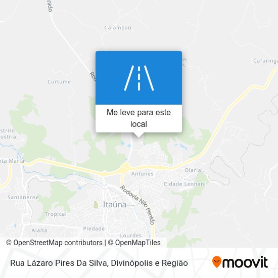 Rua Lázaro Pires Da Silva mapa