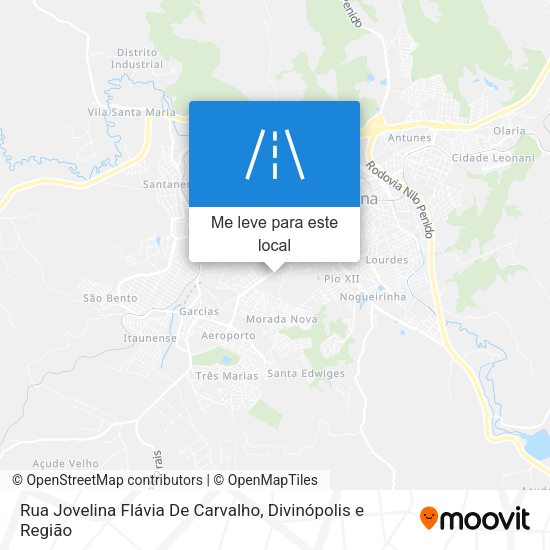 Rua Jovelina Flávia De Carvalho mapa