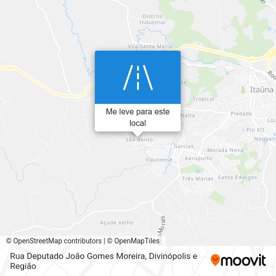 Rua Deputado João Gomes Moreira mapa