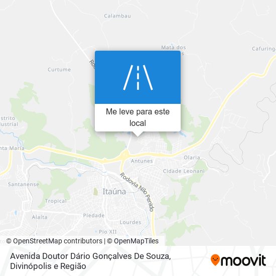 Avenida Doutor Dário Gonçalves De Souza mapa