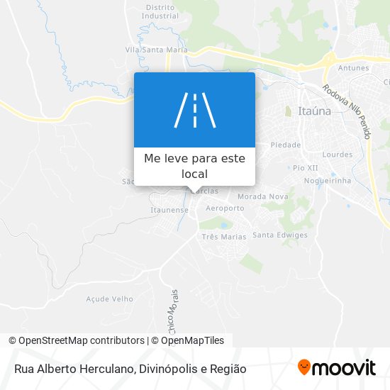 Rua Alberto Herculano mapa