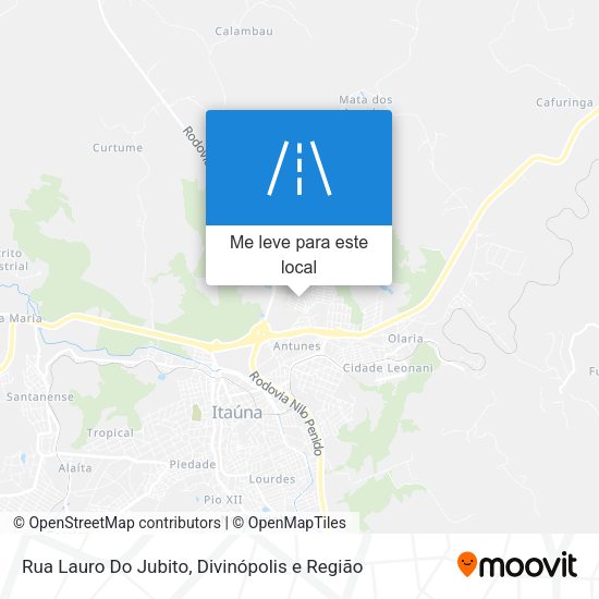 Rua Lauro Do Jubito mapa