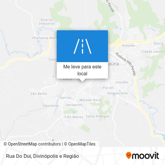 Rua Do Dui mapa