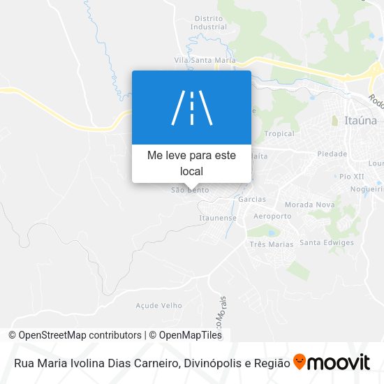 Rua Maria Ivolina Dias Carneiro mapa