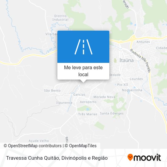 Travessa Cunha Quitão mapa
