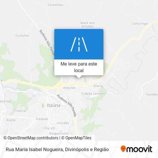 Rua Maria Isabel Nogueira mapa
