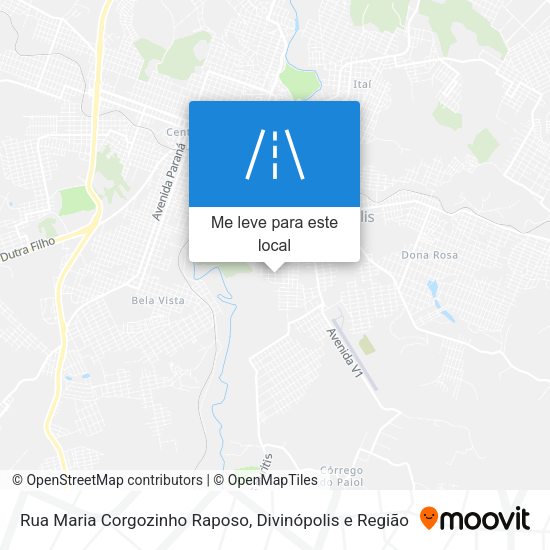 Rua Maria Corgozinho Raposo mapa