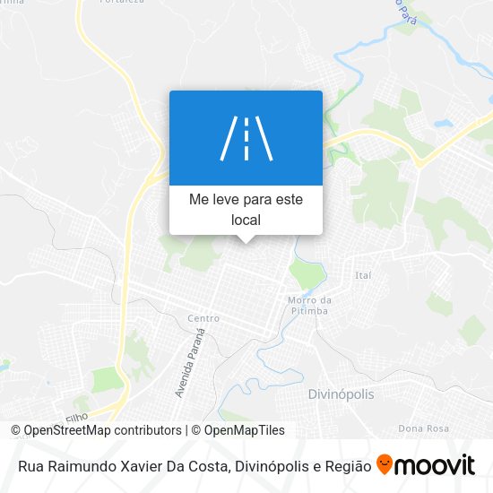 Rua Raimundo Xavier Da Costa mapa