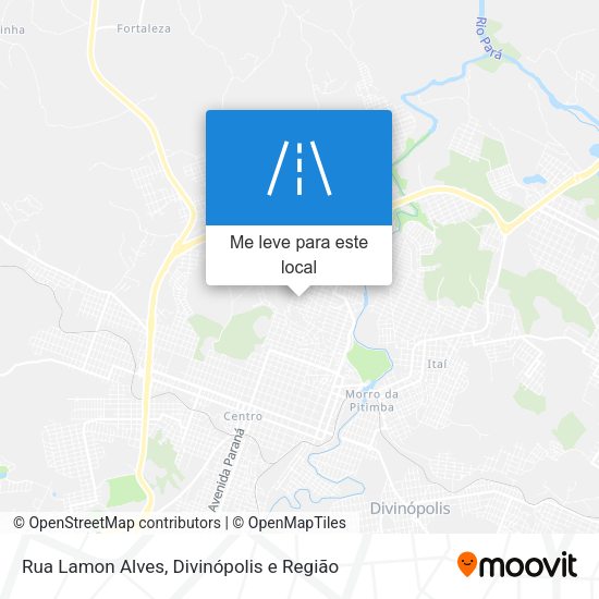 Rua Lamon Alves mapa