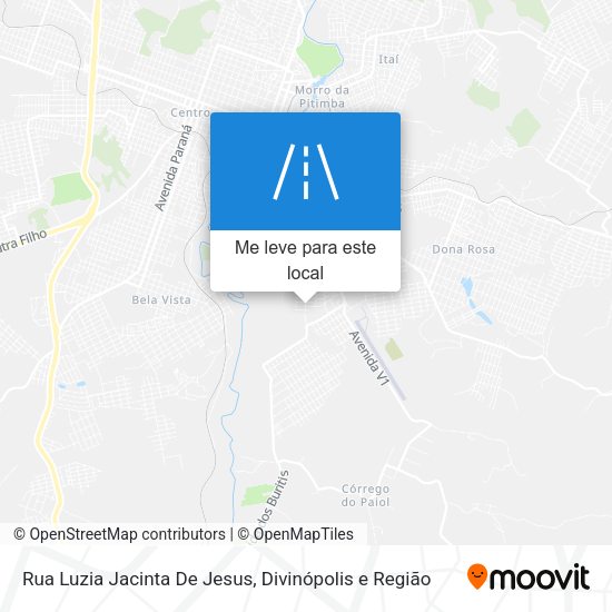 Rua Luzia Jacinta De Jesus mapa