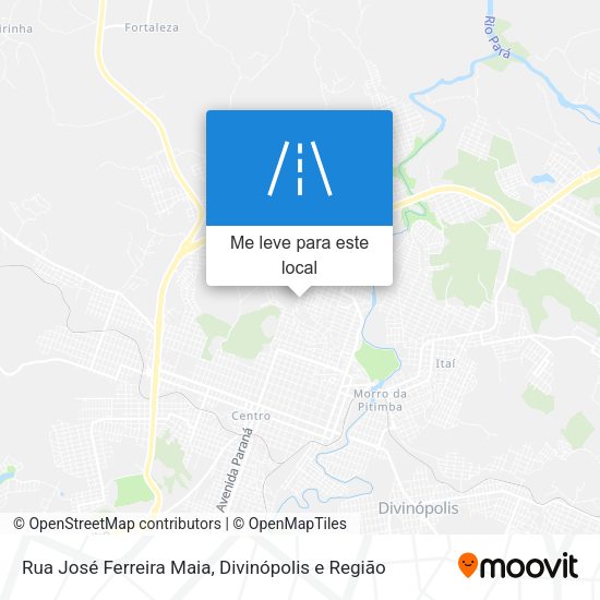 Rua José Ferreira Maia mapa