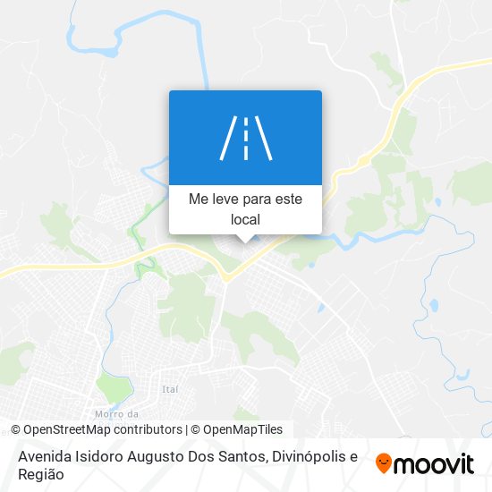 Avenida Isidoro Augusto Dos Santos mapa