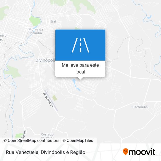 Rua Venezuela mapa