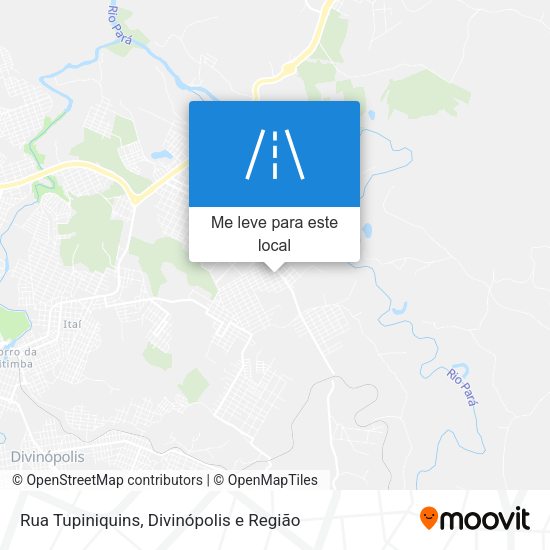 Rua Tupiniquins mapa