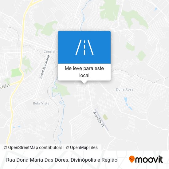 Rua Dona Maria Das Dores mapa