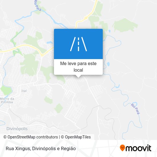 Rua Xingus mapa