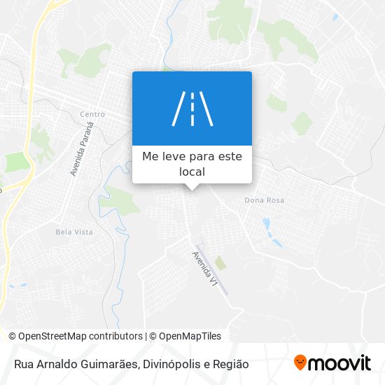 Rua Arnaldo Guimarães mapa