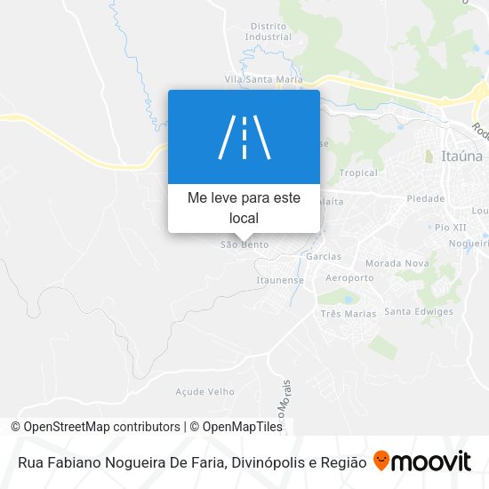 Rua Fabiano Nogueira De Faria mapa