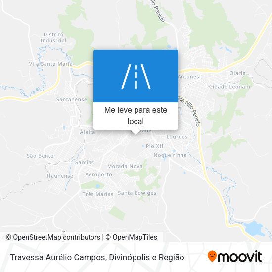 Travessa Aurélio Campos mapa