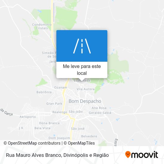 Rua Mauro Alves Branco mapa