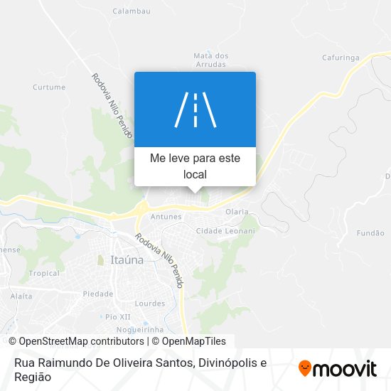 Rua Raimundo De Oliveira Santos mapa