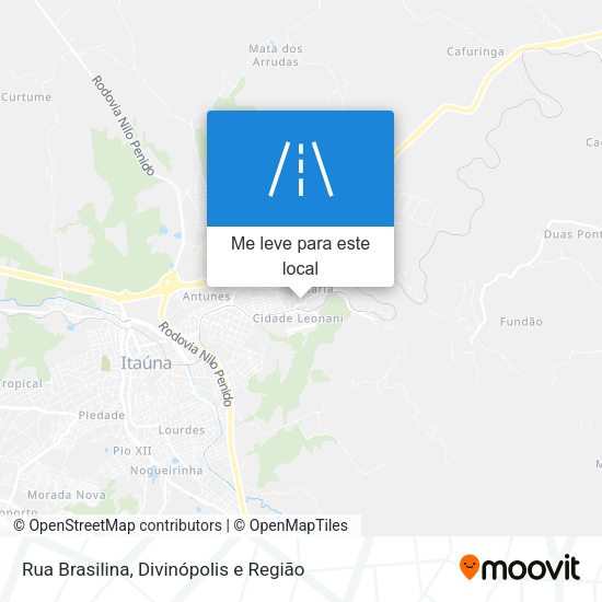 Rua Brasilina mapa