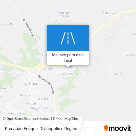 Rua João Enoque mapa