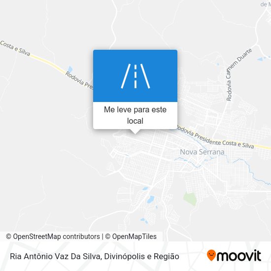 Ria Antônio Vaz Da Silva mapa