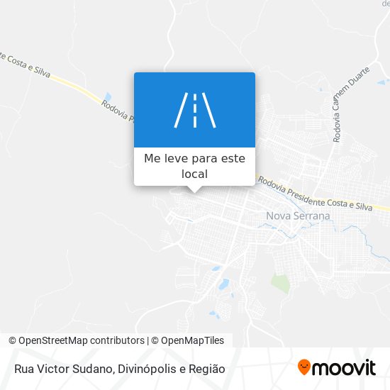 Rua Victor Sudano mapa