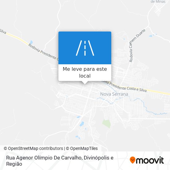 Rua Agenor Olímpio De Carvalho mapa