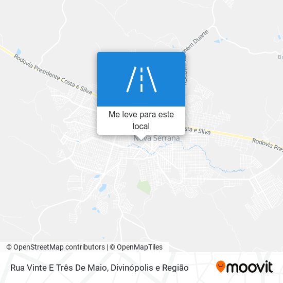 Rua Vinte E Três De Maio mapa