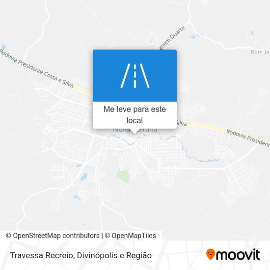 Travessa Recreio mapa