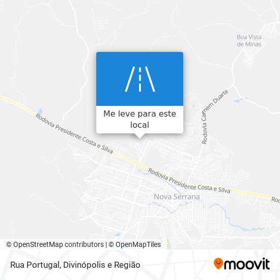 Rua Portugal mapa