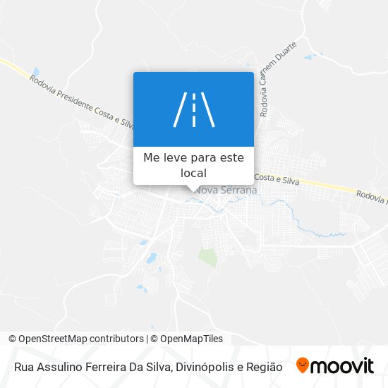 Rua Assulino Ferreira Da Silva mapa