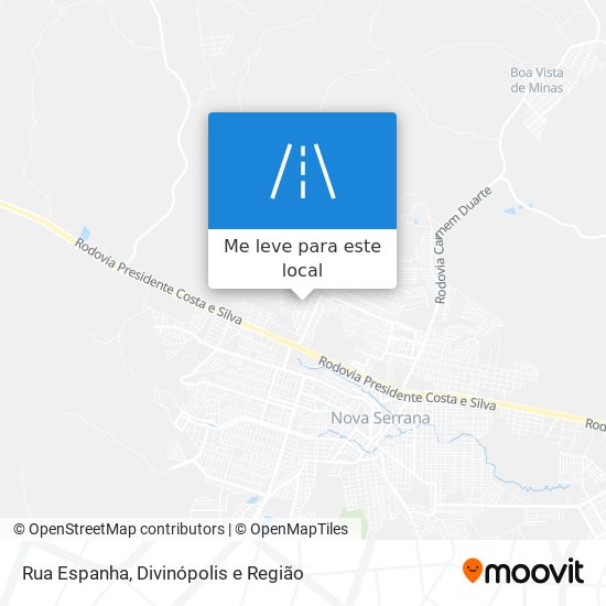 Rua Espanha mapa