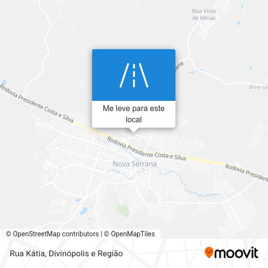 Rua Kátia mapa
