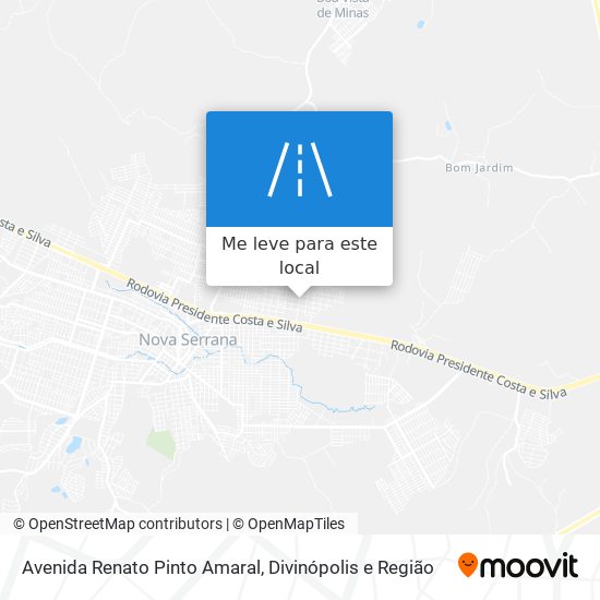 Avenida Renato Pinto Amaral mapa