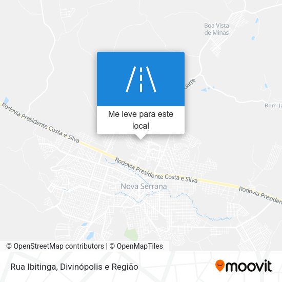Rua Ibitinga mapa