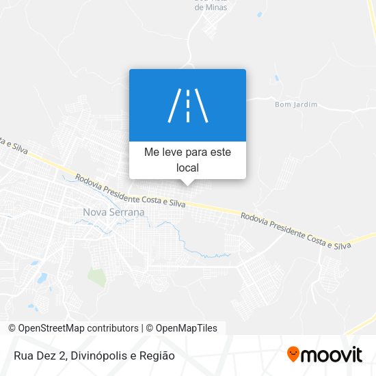 Rua Dez 2 mapa