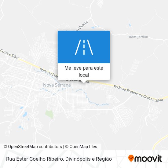 Rua Éster Coelho Ribeiro mapa