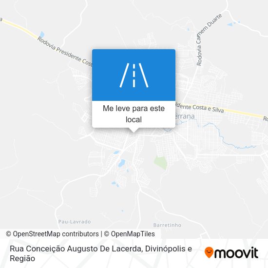 Rua Conceição Augusto De Lacerda mapa