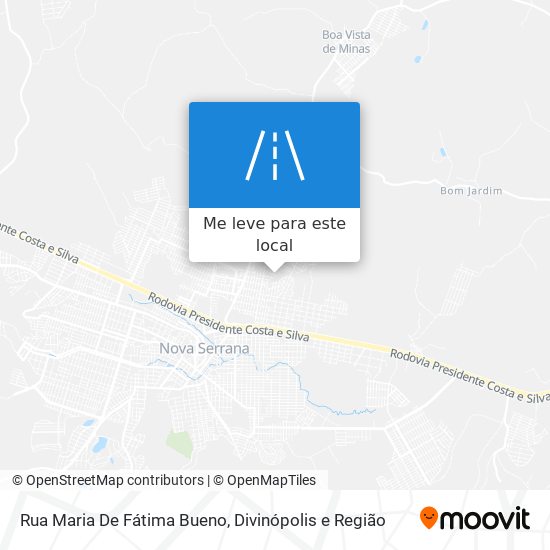 Rua Maria De Fátima Bueno mapa