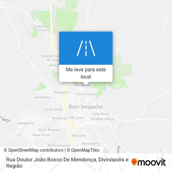 Rua Doutor João Bosco De Mendonça mapa