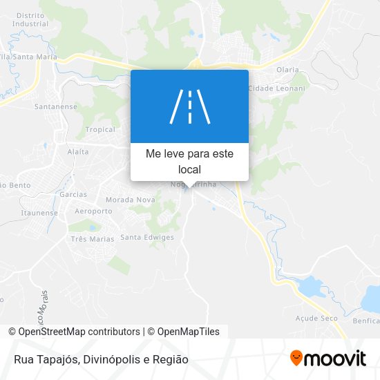 Rua Tapajós mapa