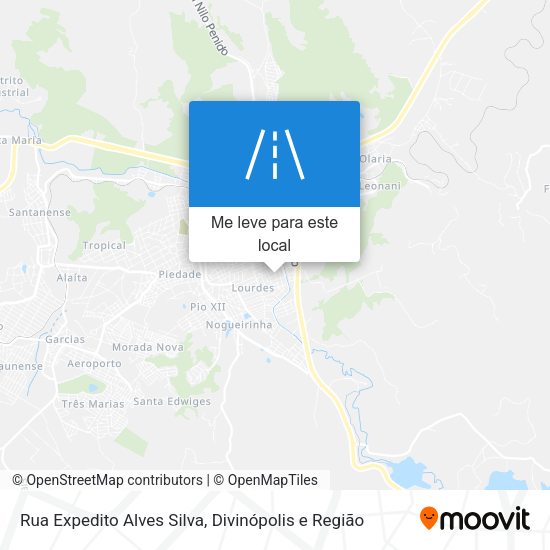 Rua Expedito Alves Silva mapa